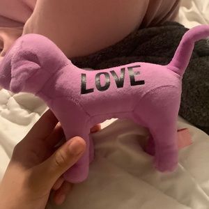 Victoria’s Secret pink dog